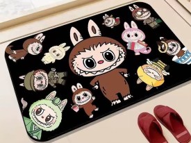 Alfombra base goma decorada